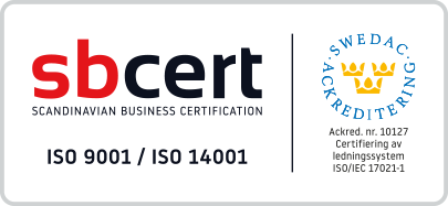 Miljö- och kvalitetscertifkat